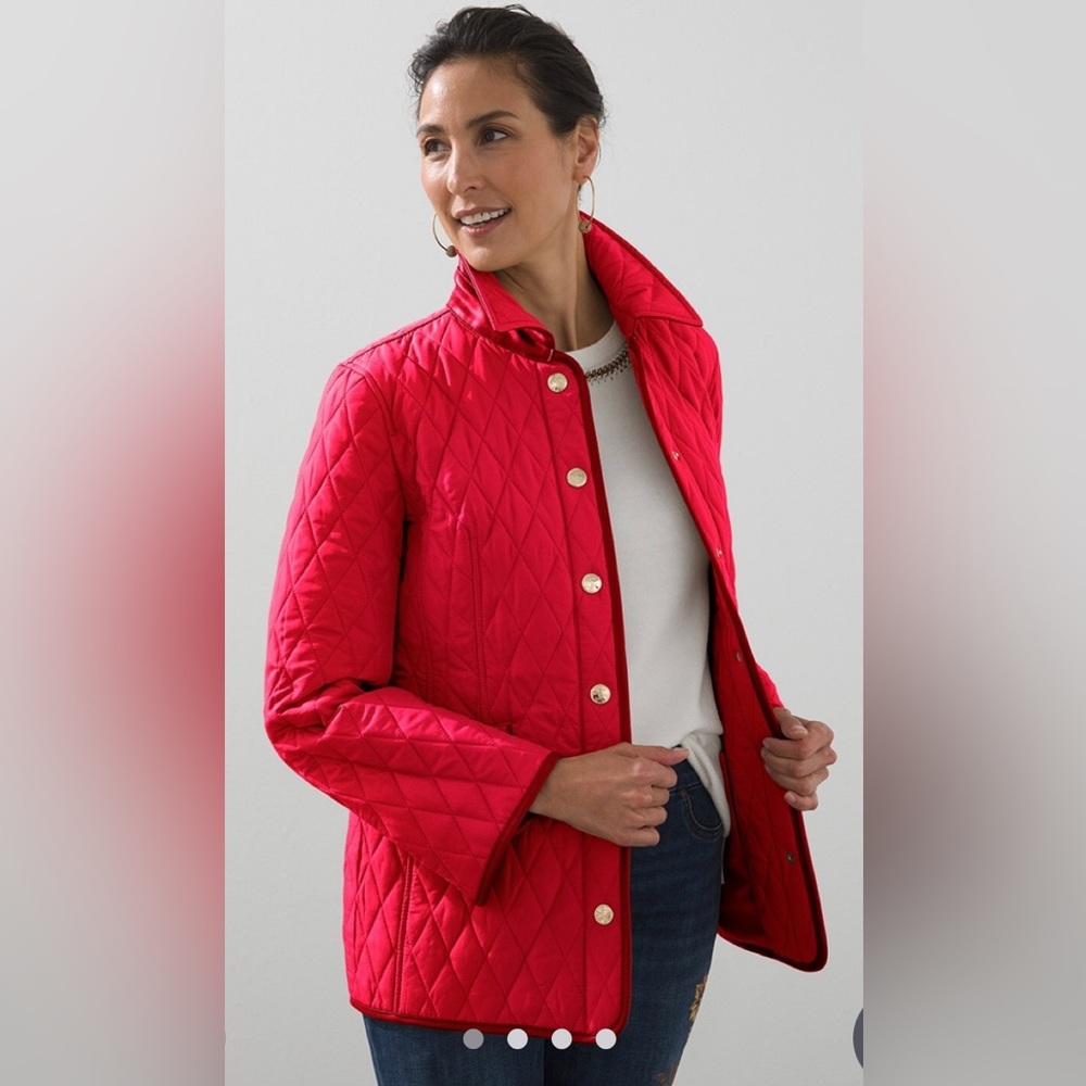 Chico's Quilted Jacket New!